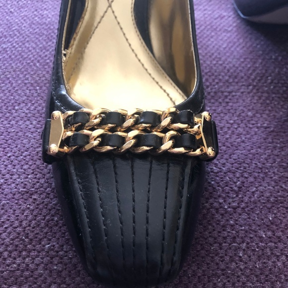 Enzo Angiolini Patent Leather pump with Block Heel - Picture 7 of 8